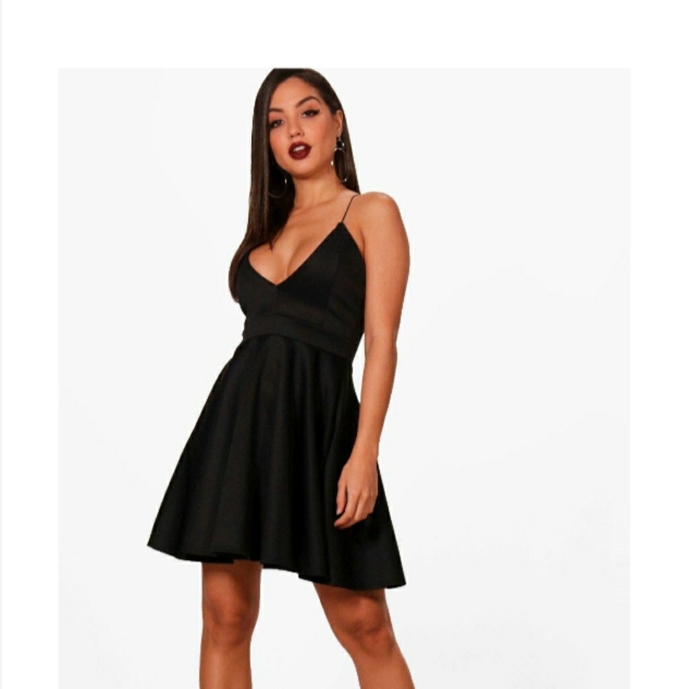 Boohoo Night Skater Dress